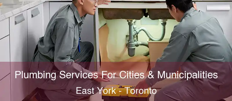  Plumbing Services For Cities & Municipalities East York - Toronto